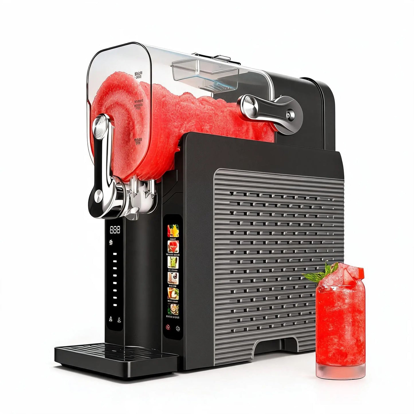 Compact Dual-Function Slushie Machine for Home