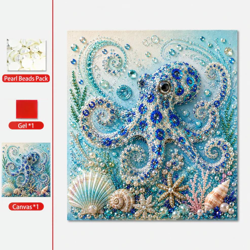 🌊✨Ocean Theme Pearl Art DIY Kit
