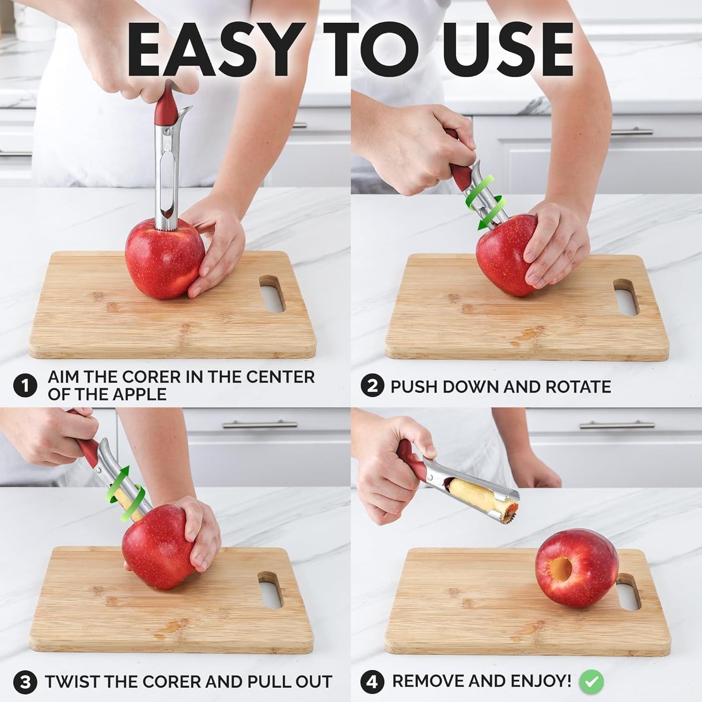 Kitchen Ultra Sharp Apple Corer Tool
