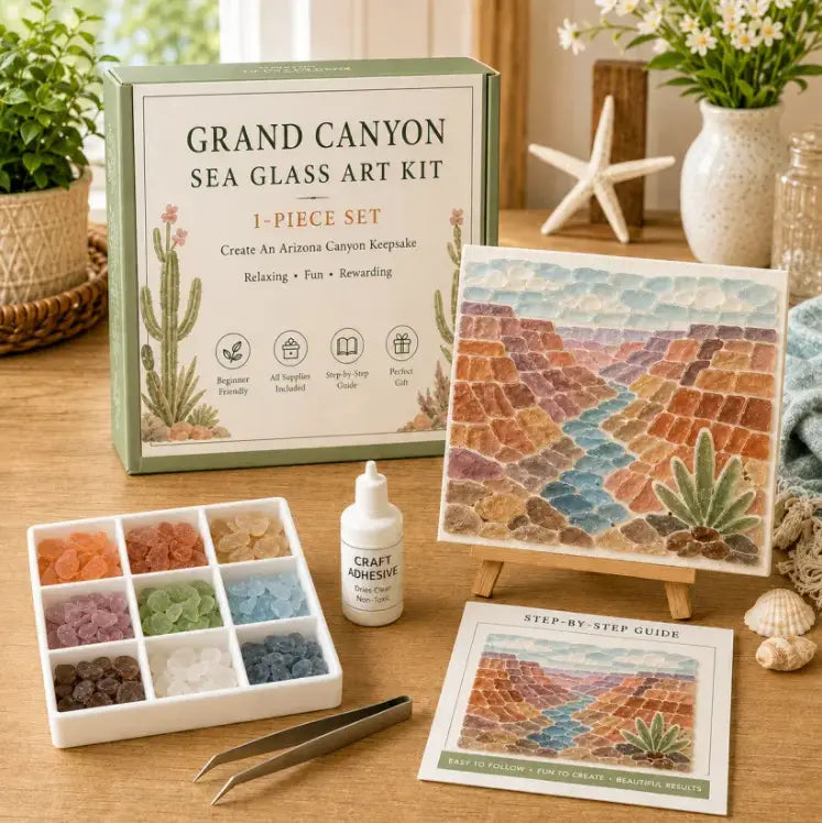 Psalms of Comfort & Strength Sea Glass Art Kit