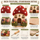 Whimsical Village 3D Fabric Poke Art Kit