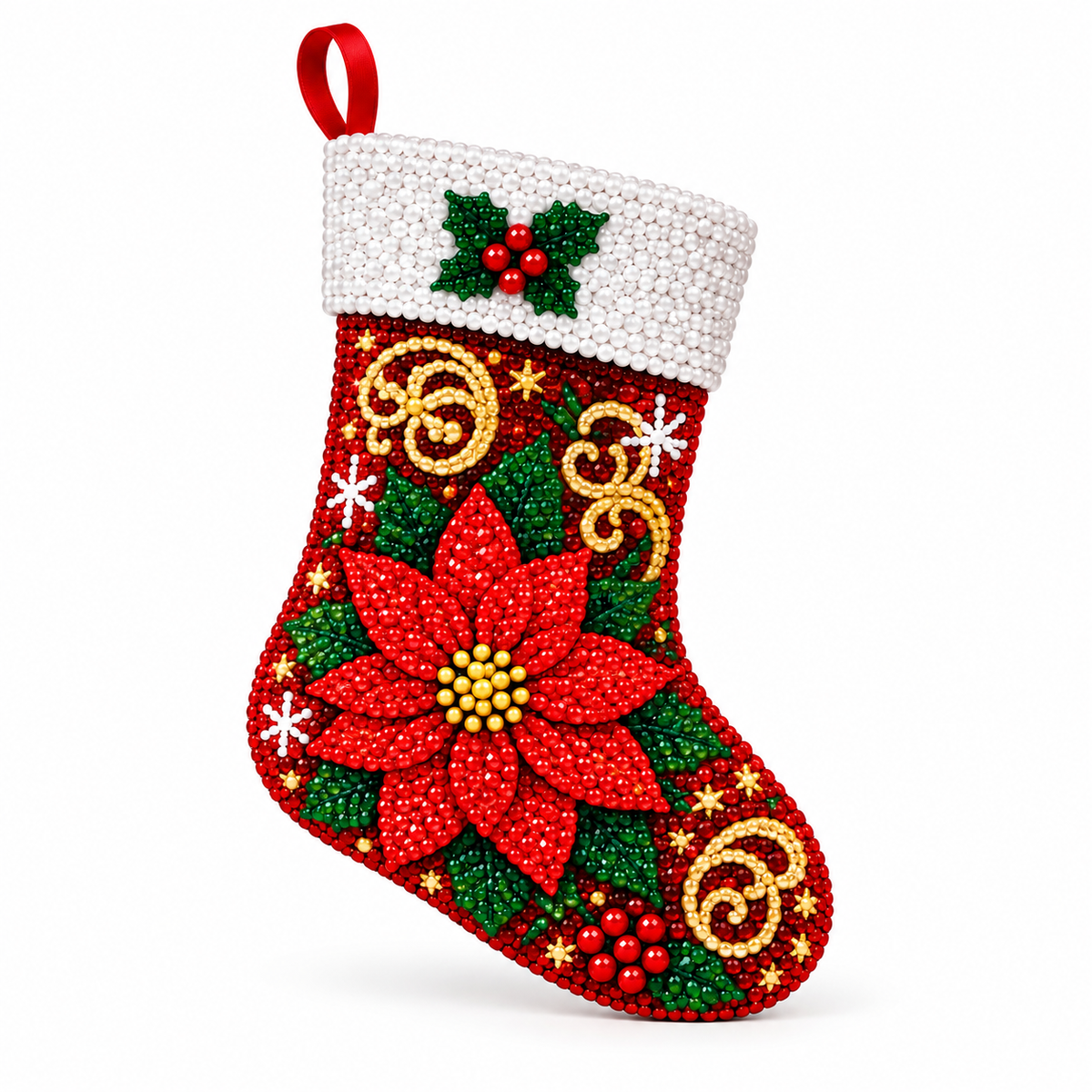 DIY Diamond Painting Christmas Stocking Kit