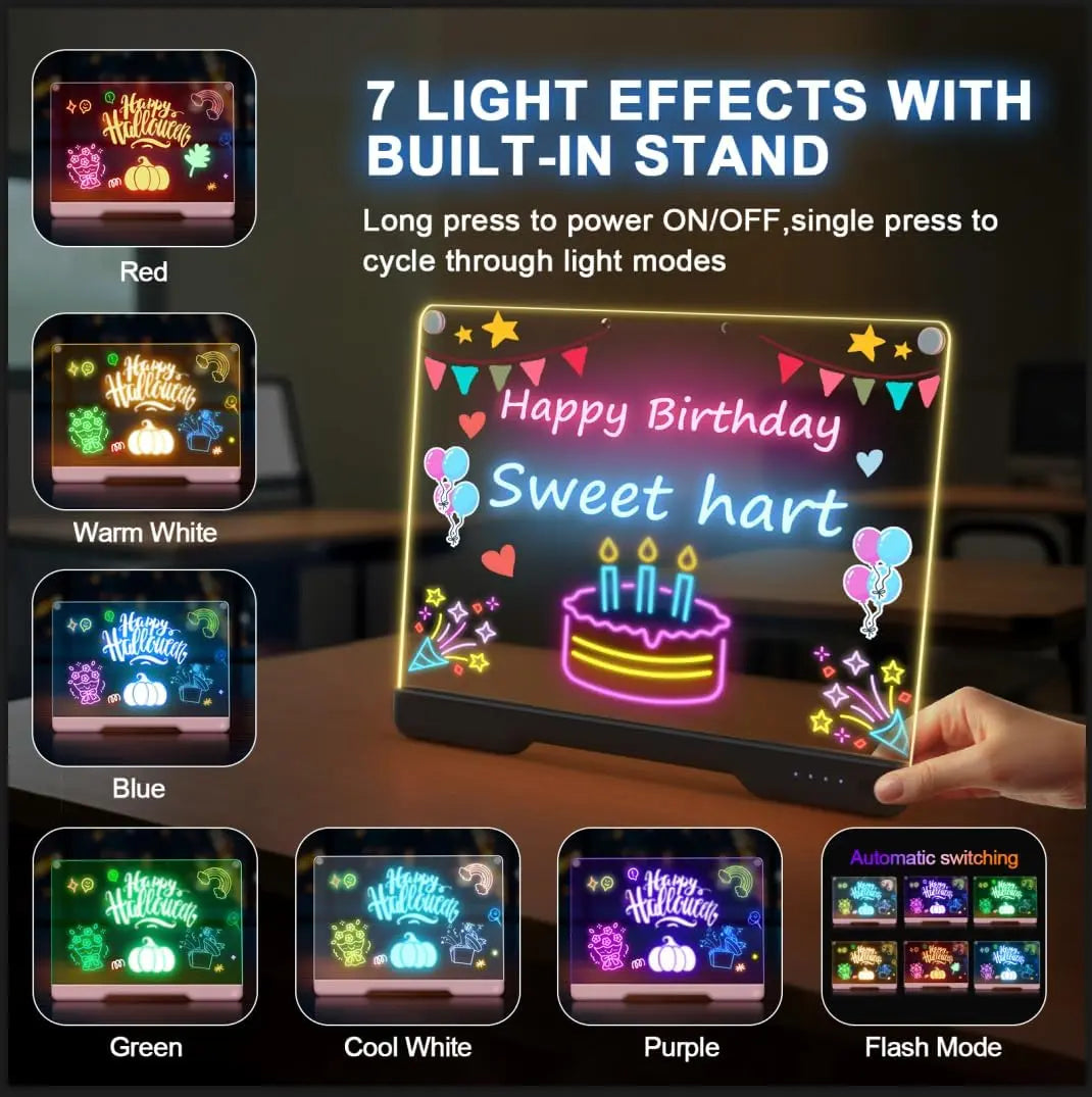 LED Drawing Board for Kids
