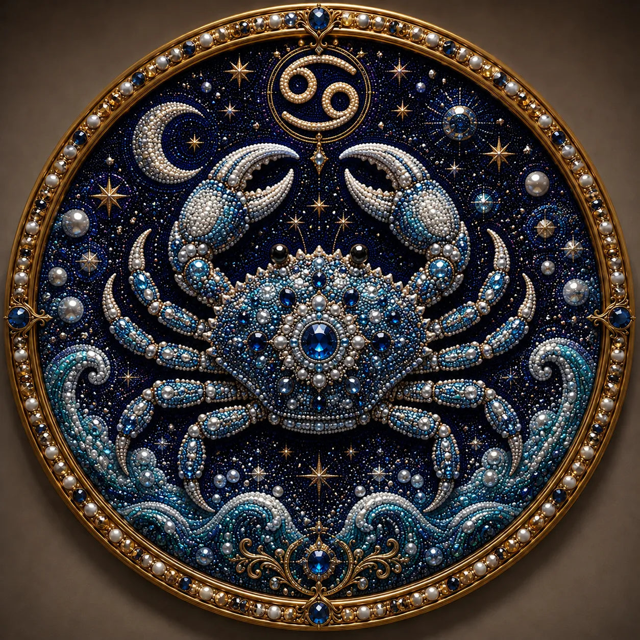 ✨ Premium 3D Pearl 12 Zodiac Signs Art Kit