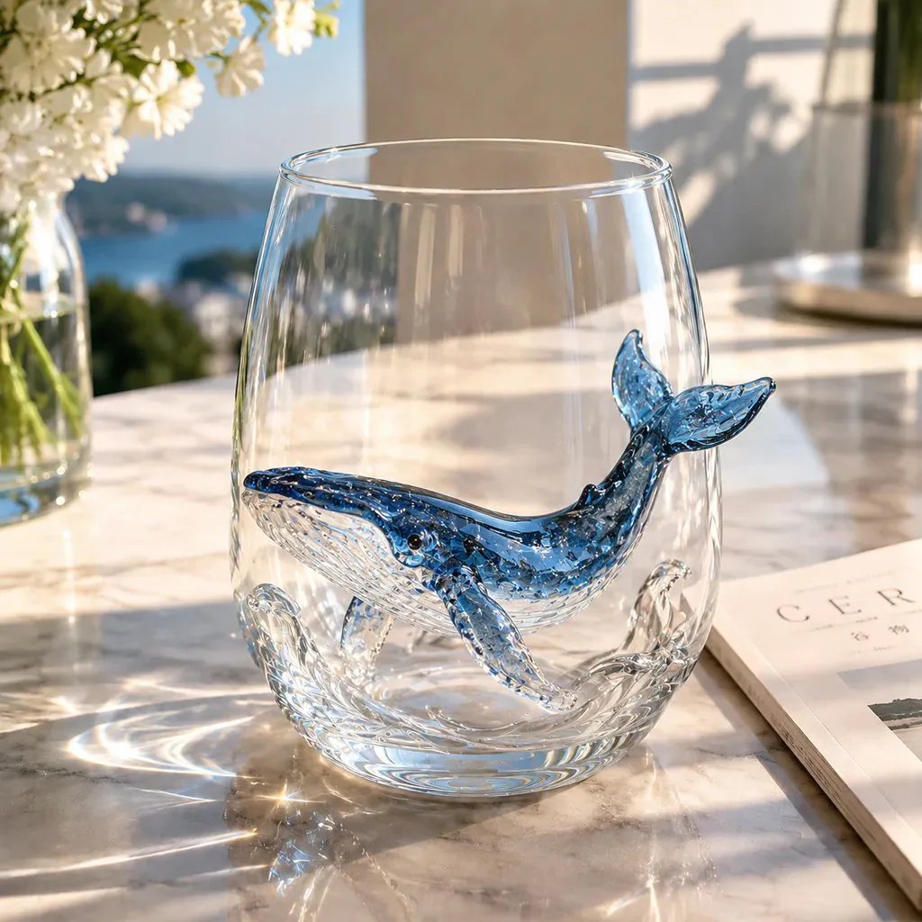 🌊3D Ocean Animal Artisan Glassware Collection