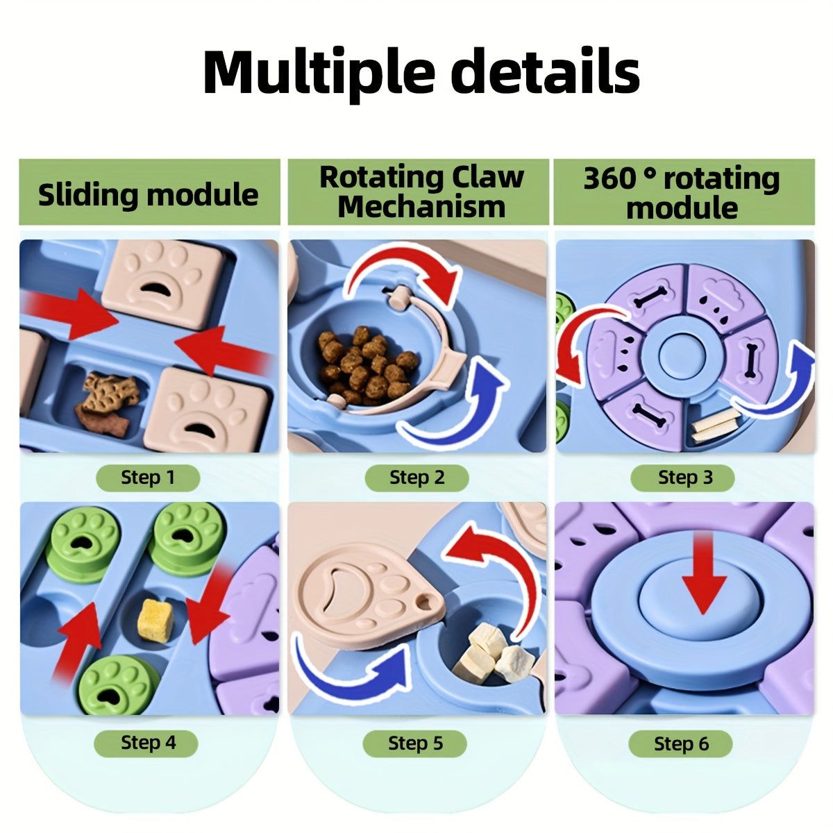Interactive Cat Puzzle Training Bowl Feeder