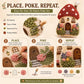 Whimsical Village 3D Fabric Poke Art Kit
