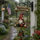 Garden Gnome Bell Outdoor Decoration
