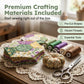 Animal-Themed Patchwork Tissue Box Cover DIY Sewing Kit