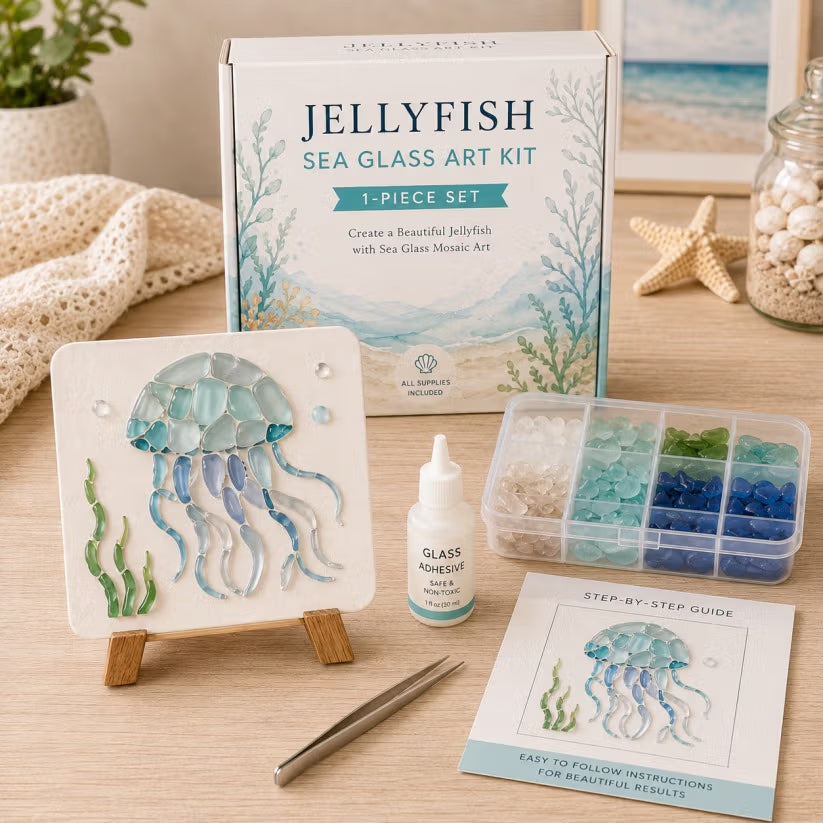 DIY Sea Glass Mosaic Craft Kit