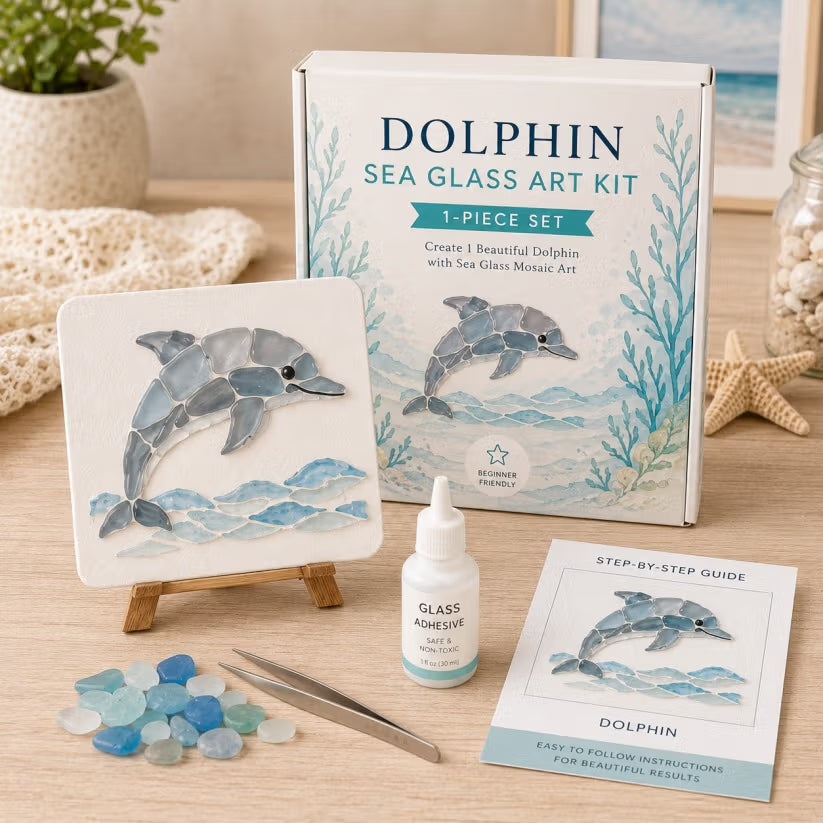 DIY Sea Glass Mosaic Craft Kit