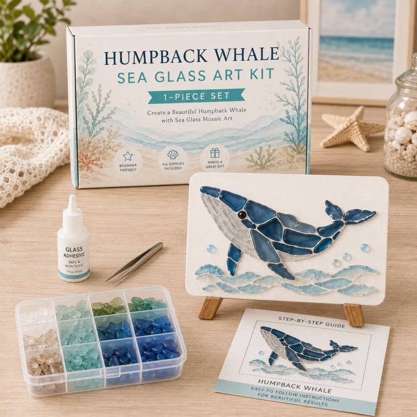DIY Sea Glass Mosaic Craft Kit