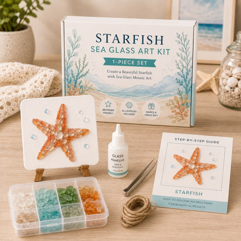 DIY Sea Glass Mosaic Craft Kit
