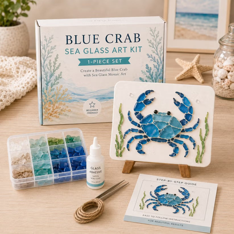 DIY Sea Glass Mosaic Craft Kit