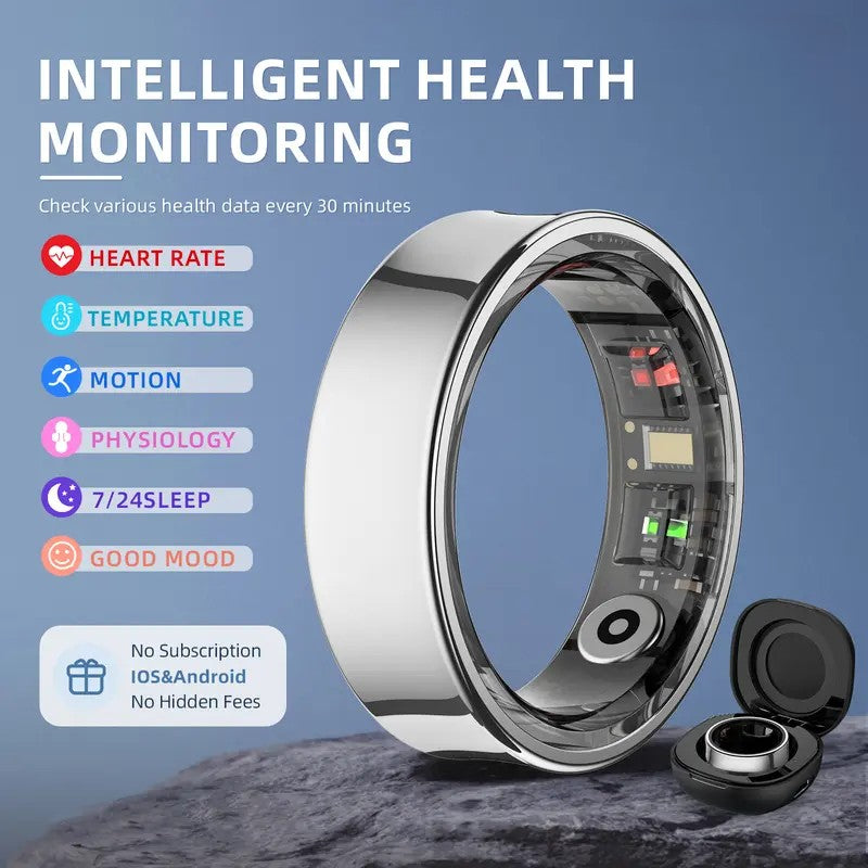 Smart Ring Health & Fitness Tracker