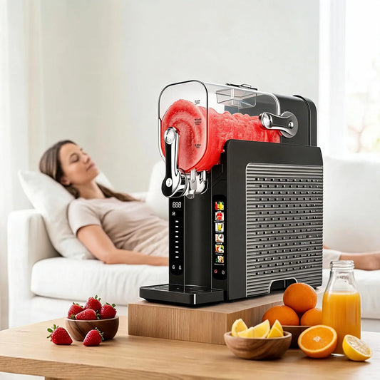Compact Dual-Function Slushie Machine for Home