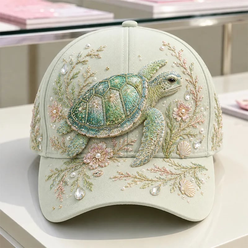 Ocean Sea Creature Pattern Cap
