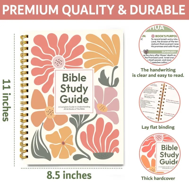 🔥Last Day 50% OFF - ✝️📚Bible Study Guide for Women & Men: A Complete Guide to Understanding All 66 Books of the Bible
