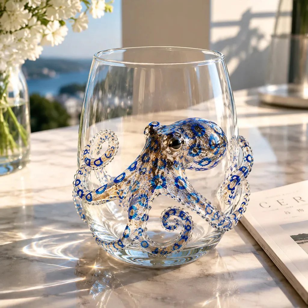 🌊3D Ocean Animal Artisan Glassware Collection