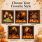 DIY Lighted Halloween Shadow Box Kit