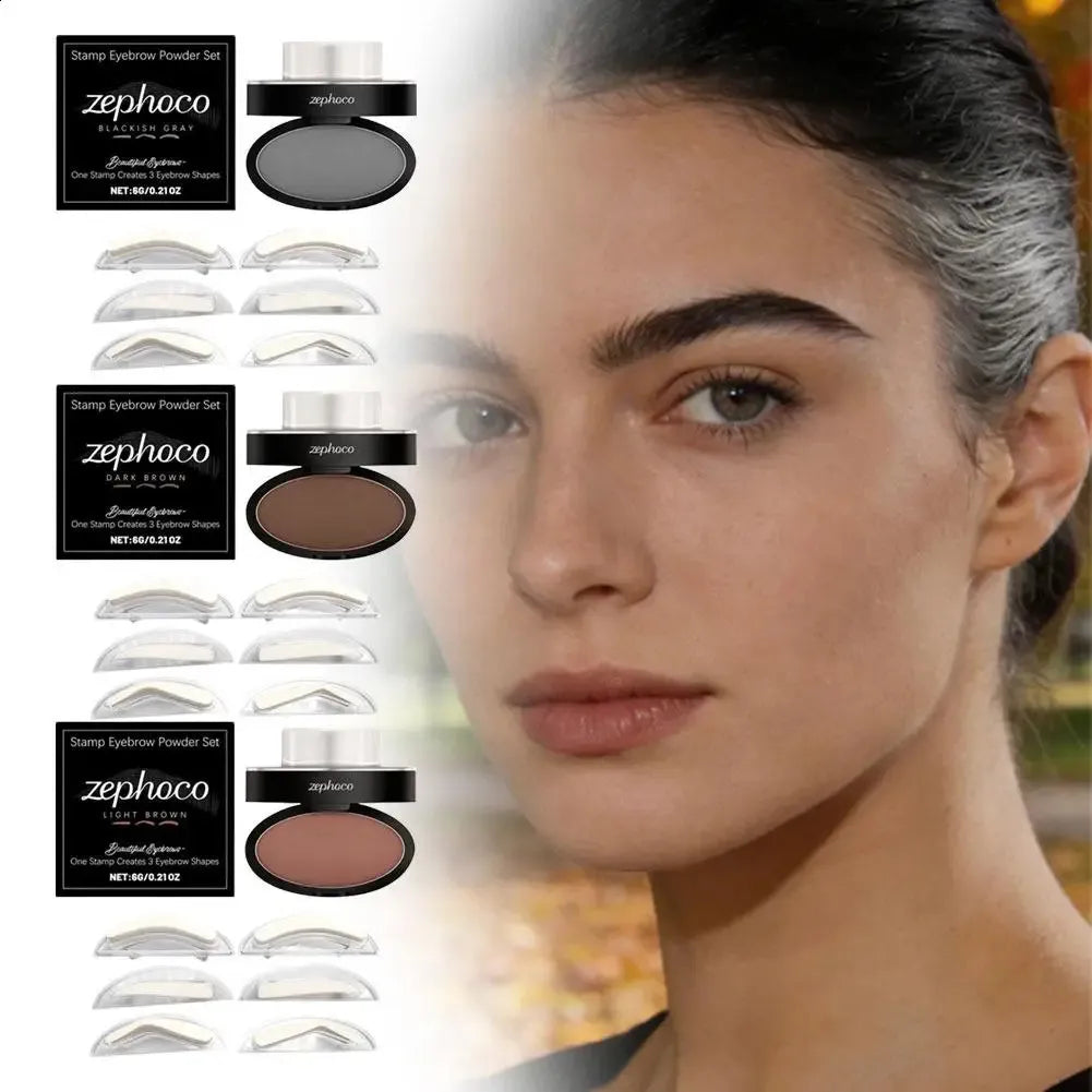 Waterproof Eyebrow Stamp Stencil Kit