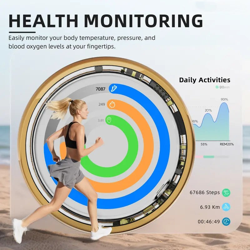 Smart Ring Health & Fitness Tracker