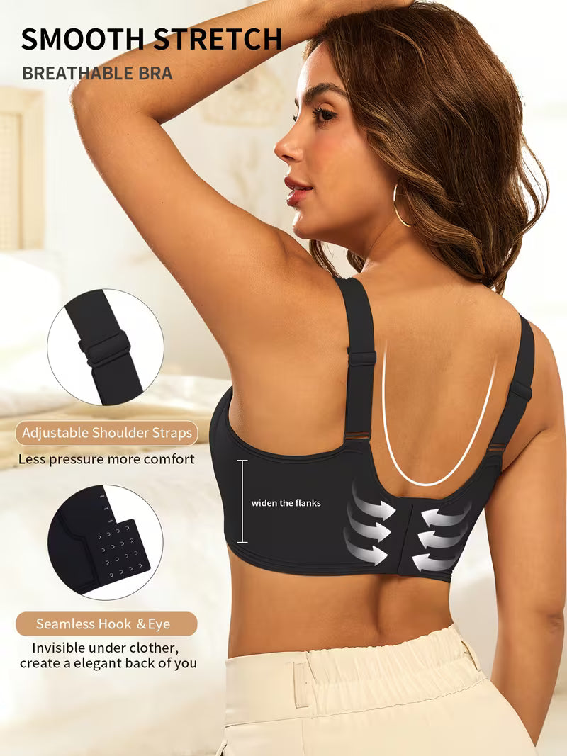 No Underwire Supportive Wireless Plus Size Bra