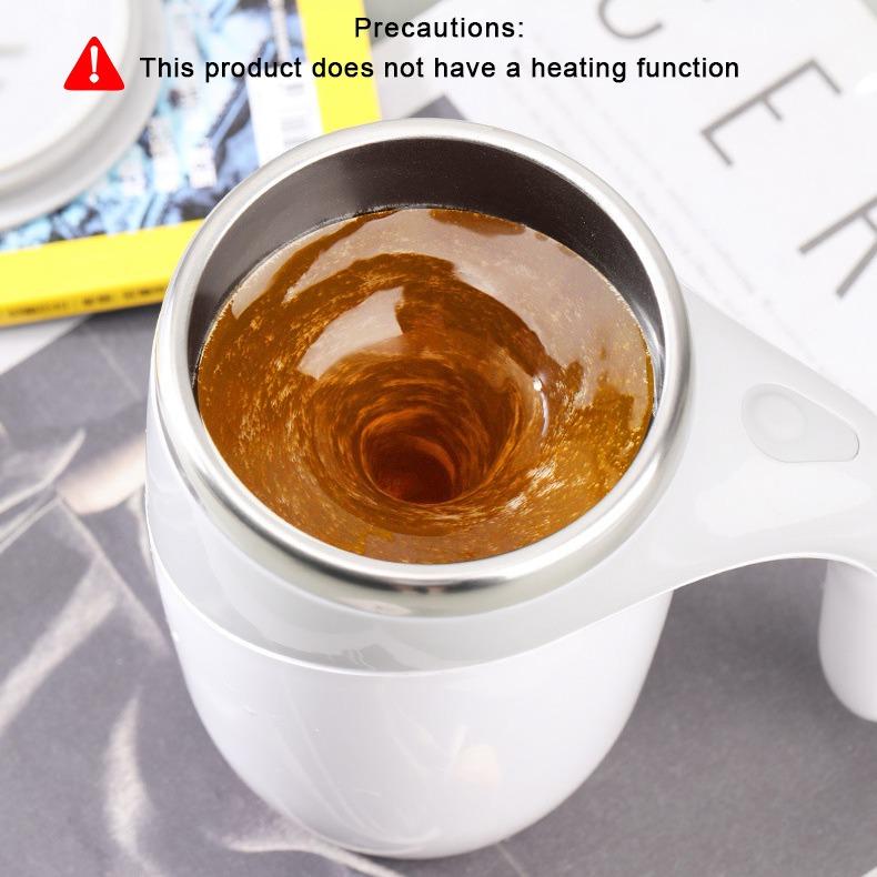 380ml Electric Coffee Mug with Lazy Rotating Magnet Design