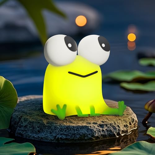 Green Frog Night Light for Kids Gifts Room Decor