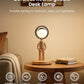 Rechargeable Wooden Desk Lamp with Touch Control & Stepless Dimming
