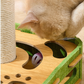 Felt Cat Puzzle Toy with Scratching Pole