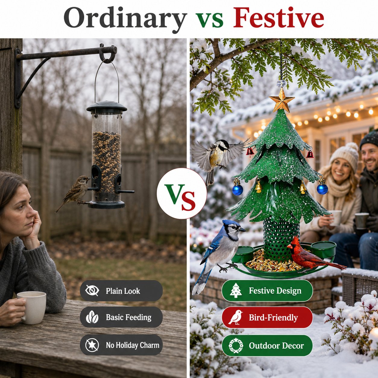 Christmas Tree Bird Feeder