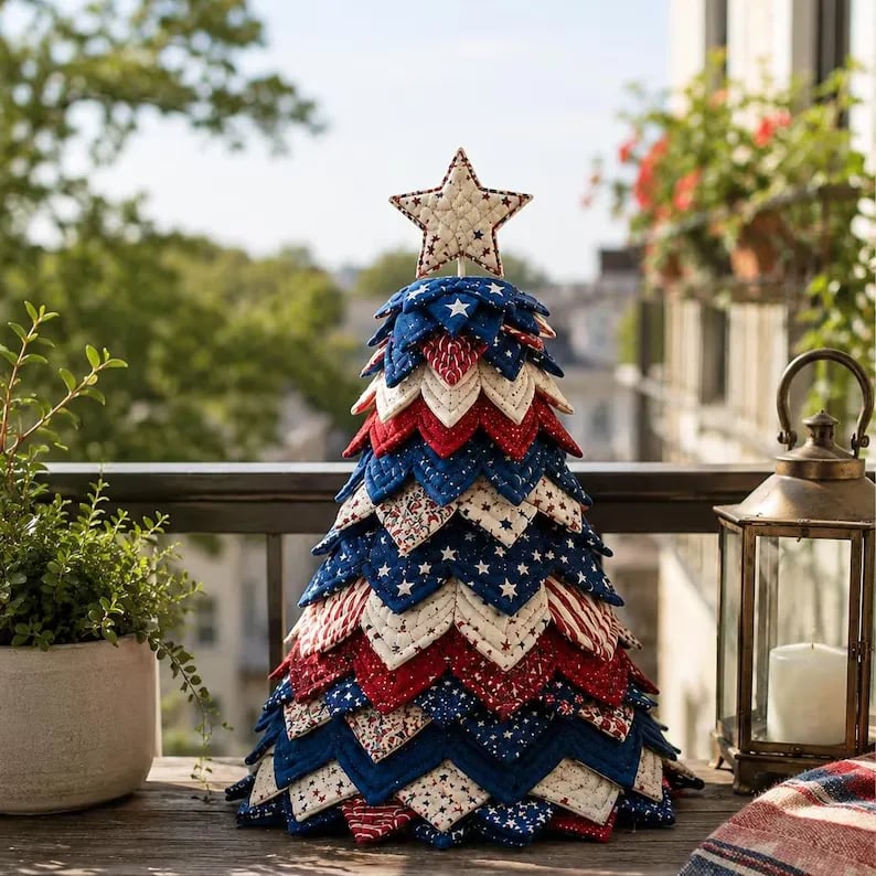 DIY Quilted Fabric Kit -Layered Holiday Décor for Quilting Lovers