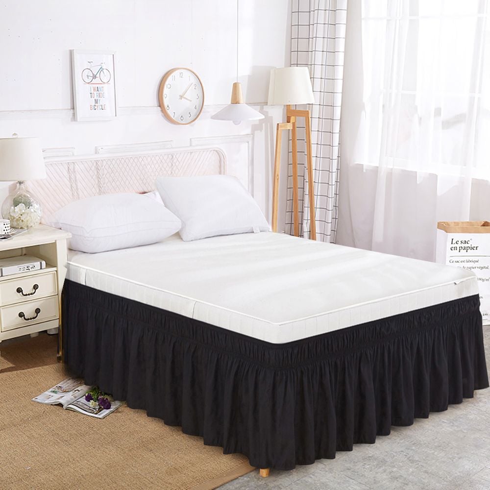 Ruffled Elastic Bed Skirt – Tidy, Clean & Sophisticated