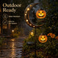 Pumpkin Moon Garden Stake Light