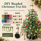 🎄DIY Beaded Christmas Tree Kit – 🎅Create Your Own Sparkling Holiday Decoration