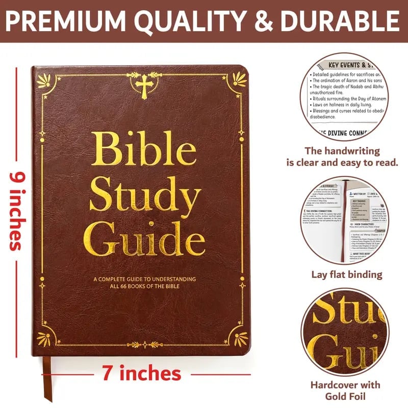 🔥Last Day 50% OFF - ✝️📚Bible Study Guide for Women & Men: A Complete Guide to Understanding All 66 Books of the Bible