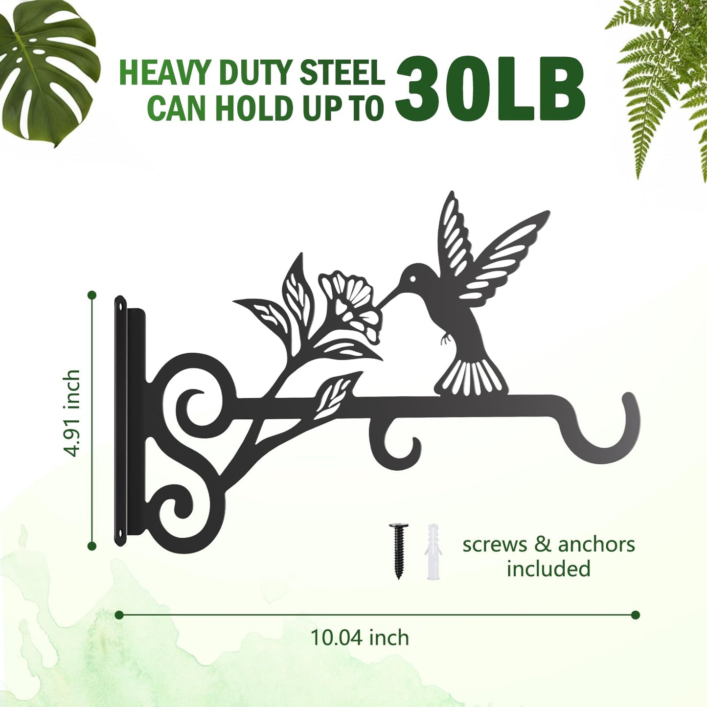 Metal Aesthetic Plant Bracket Hangers Outdoor