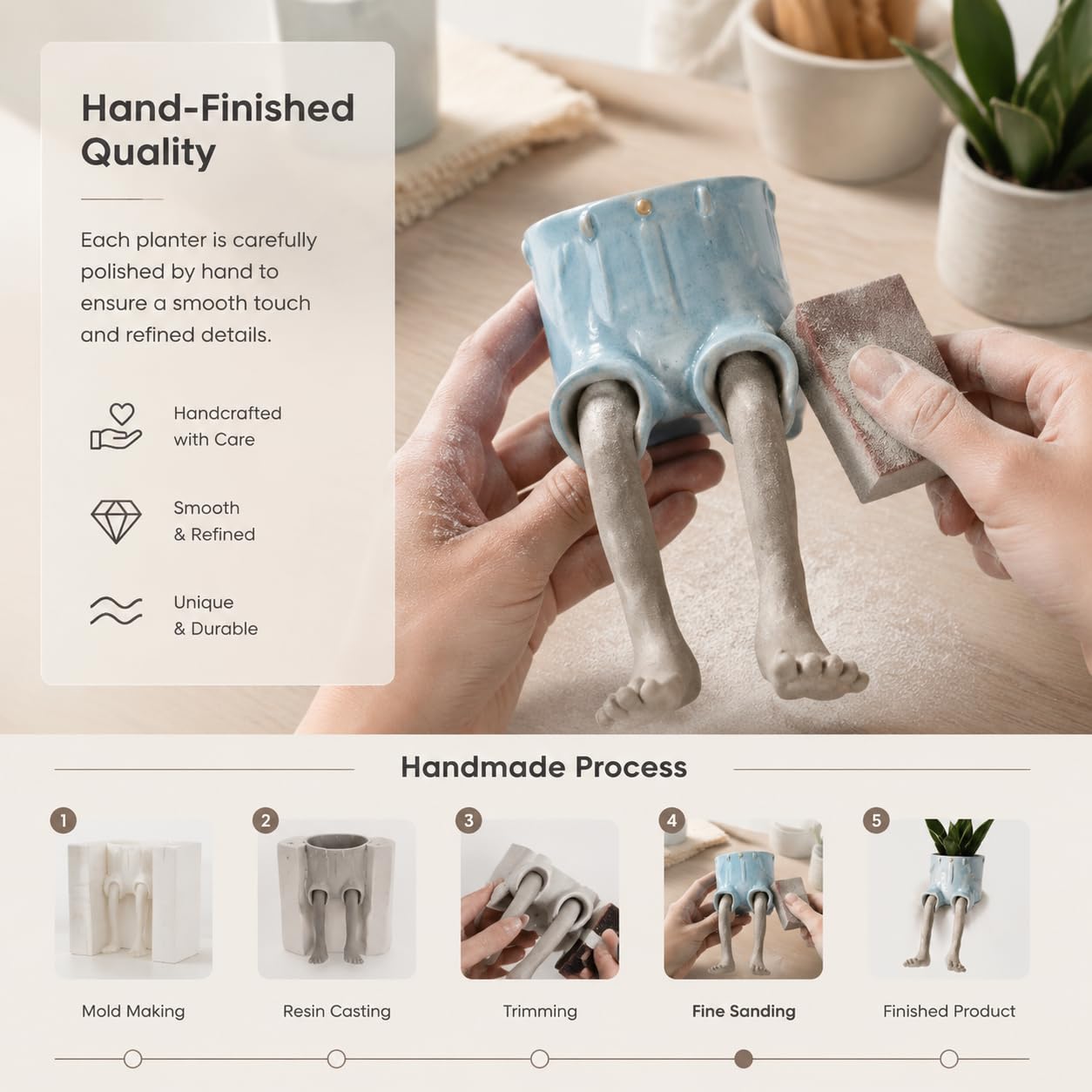 Creative Sitting Planter Collection