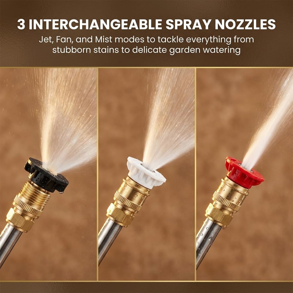Jet Nozzle Power Washer for Garden Hose