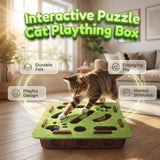Clawsaver Scratch Puzzle Box for Cats