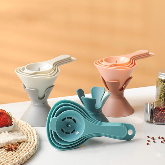 6-in-1 Plastic Kitchen Funnel Set