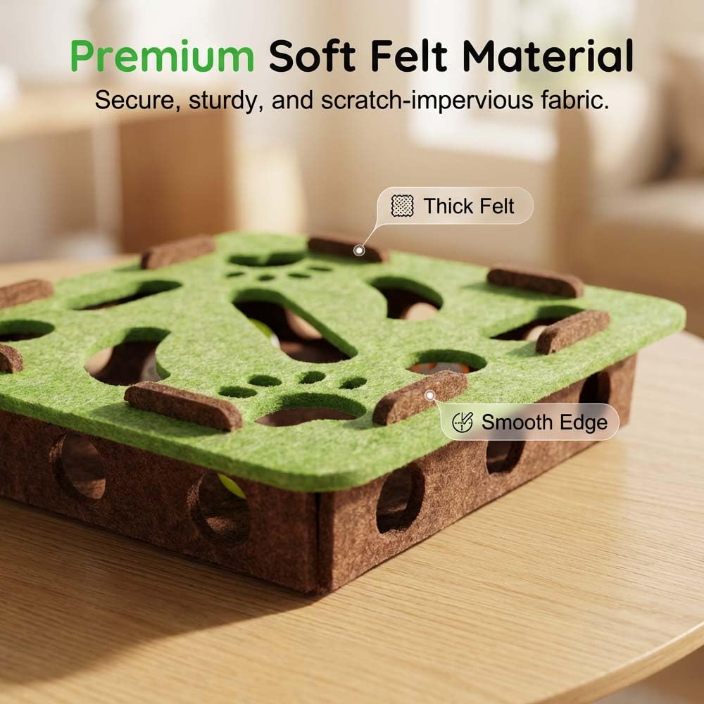 Clawsaver Scratch Puzzle Box for Cats
