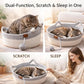 3-in-1 Cat Sleep Scratch Play Basket