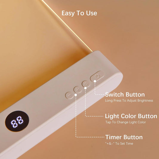 2 in 1 LED Rechargeable Reading Book Light
