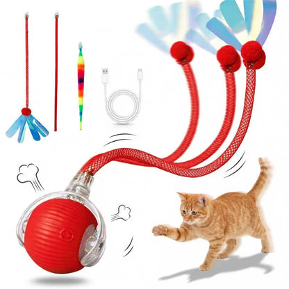 Rechargeable Smart Rolling Cat Ball