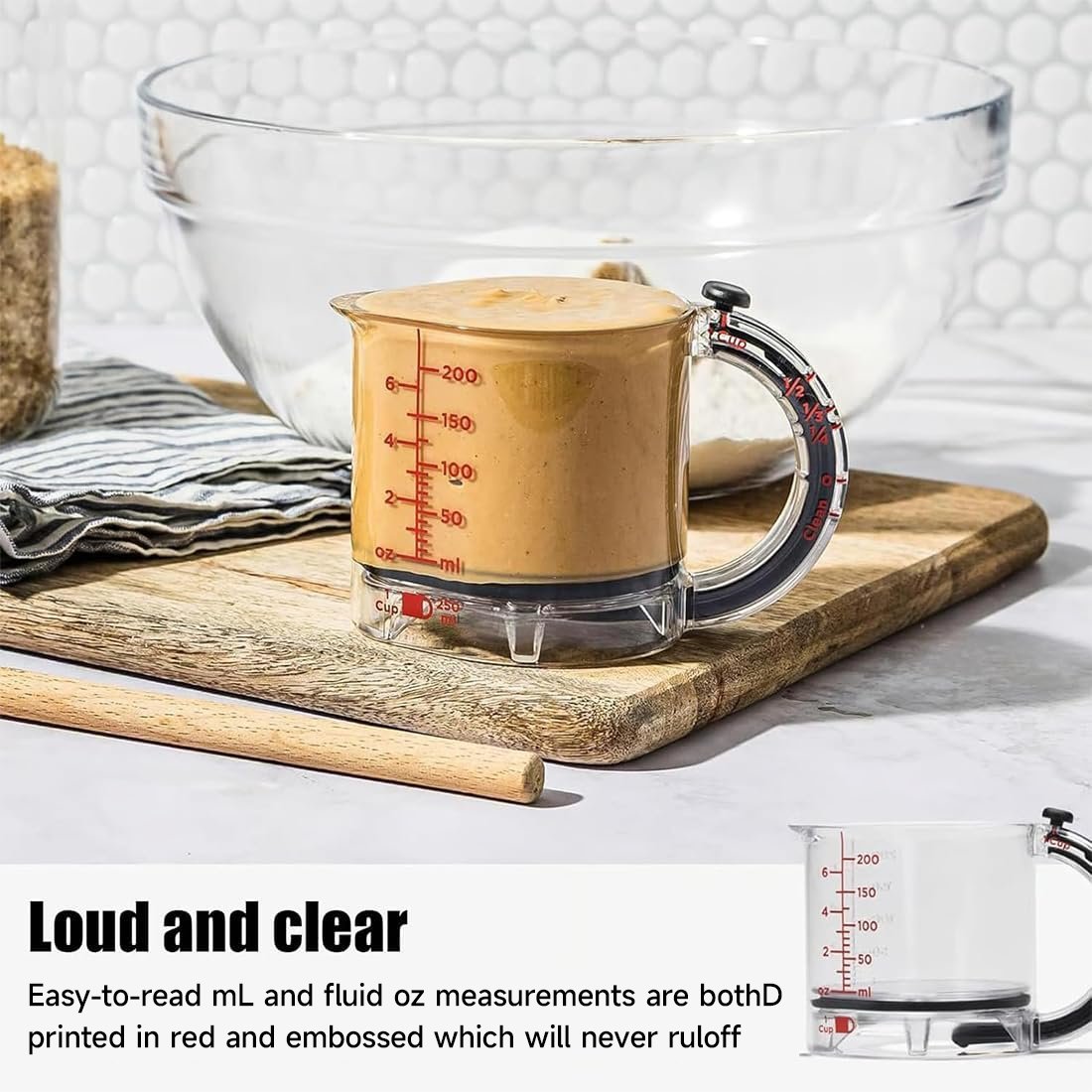 All-in-one Adjustable Measuring Cup