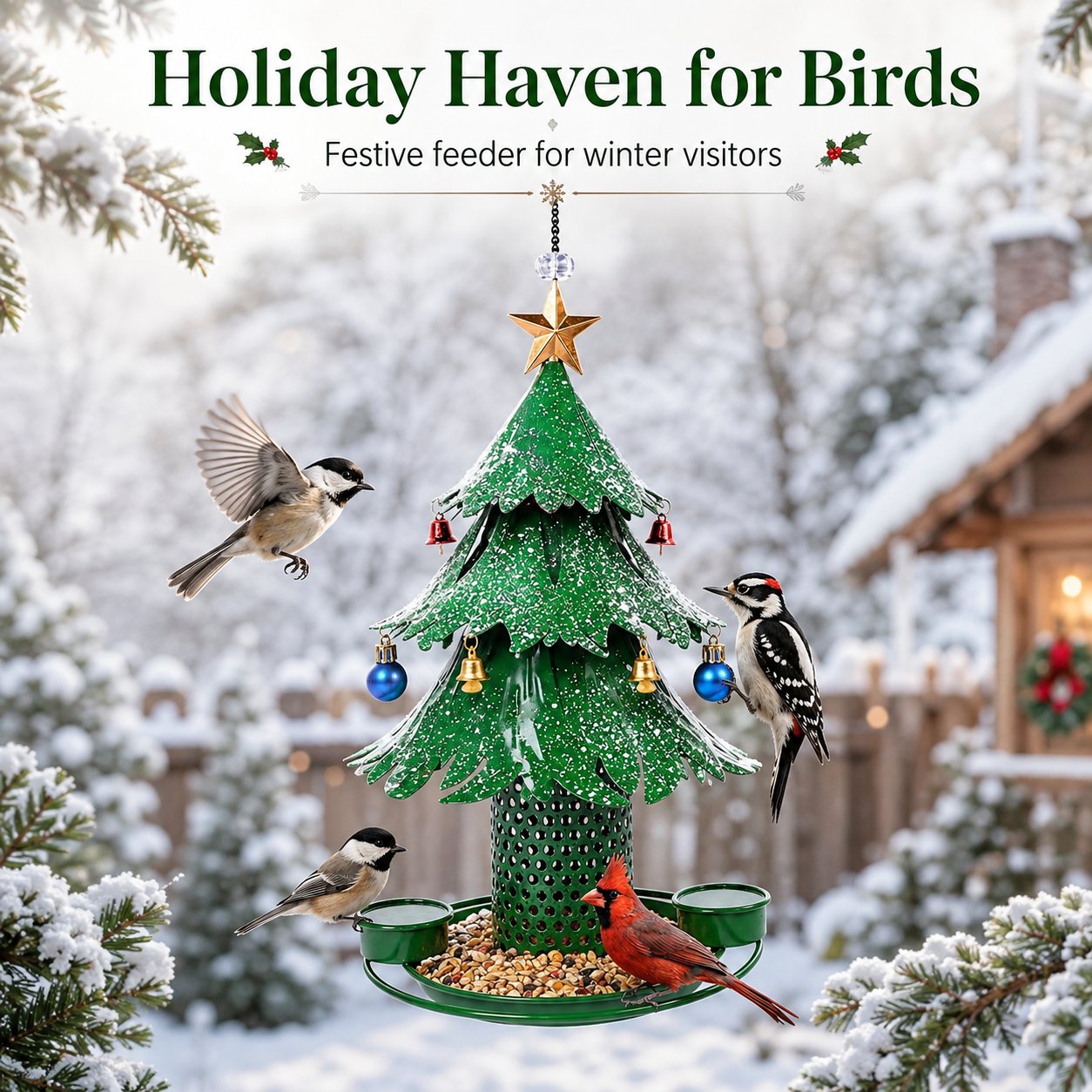 Christmas Tree Bird Feeder