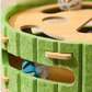 Felt Cat Puzzle Toy with Scratching Pole
