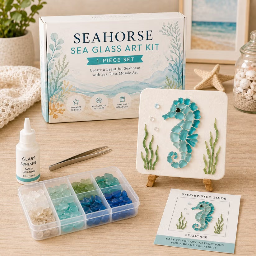 DIY Sea Glass Mosaic Craft Kit